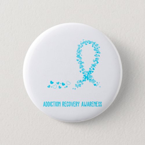 I Support My Hero Addiction Recovery Awareness Button