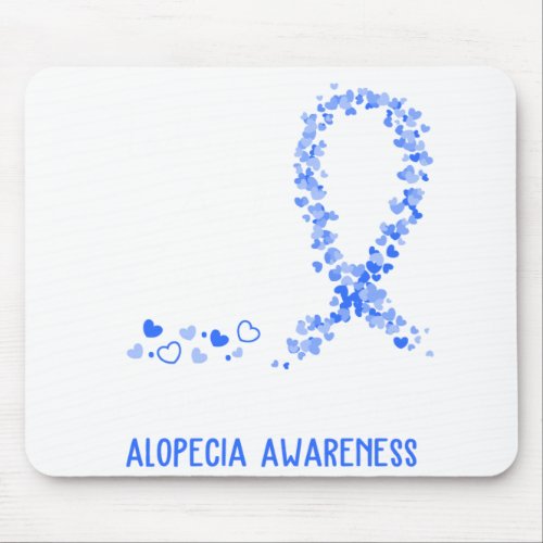 I Support My Hero Alopecia Awareness Mouse Pad