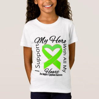 I Support My Hero  Non-Hodgkins Lymphoma Awareness T-Shirt