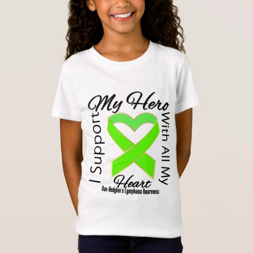 I Support My Hero  Non_Hodgkins Lymphoma Awareness T_Shirt