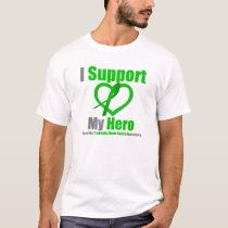 I Support My Hero Traumatic Brain Injury T-Shirt