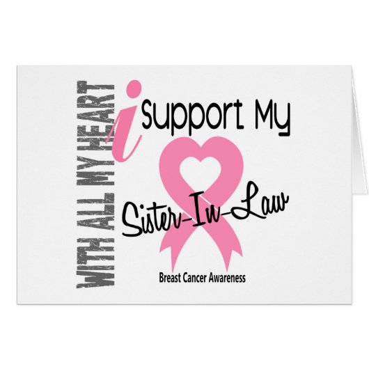 I Support My Sister-In-Law Breast Cancer (Front Horizontal)