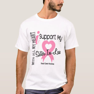 I Support My Sister-In-Law Breast Cancer T-Shirt