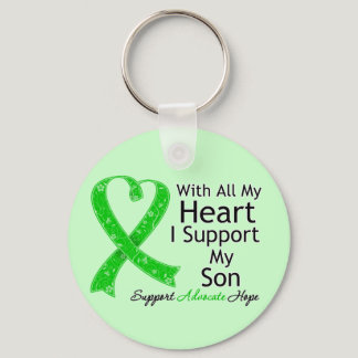 I Support My Son All My Heart Keychain