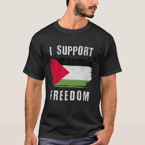 I Support Palestine Freedom gaza T_Shirt