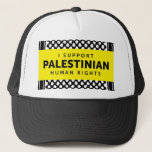 I Support Palestinian Human Rights Hat at Zazzle