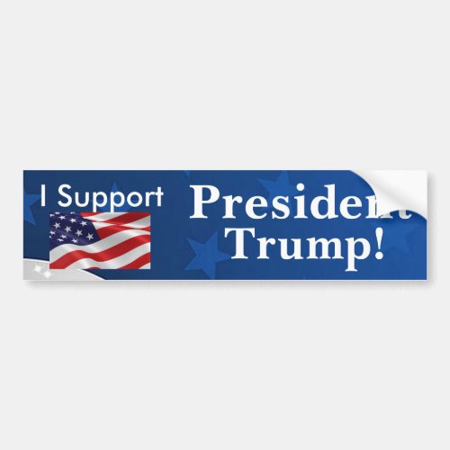 I support President Trump Bumper Sticker