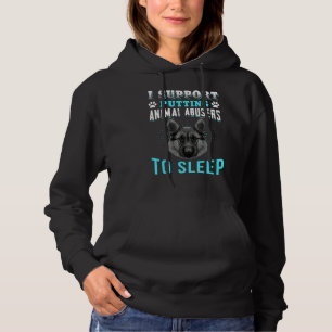 I Support Putting Animal Abusers To Sleep Beagle D Hoodie