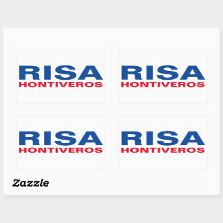 I Support Senator Risa Hontiveros CUSTOMIZABLE Rectangular Sticker