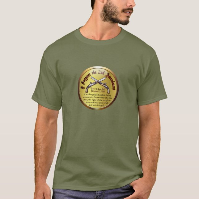 I Support the 2nd Amendment T-Shirt (Front)