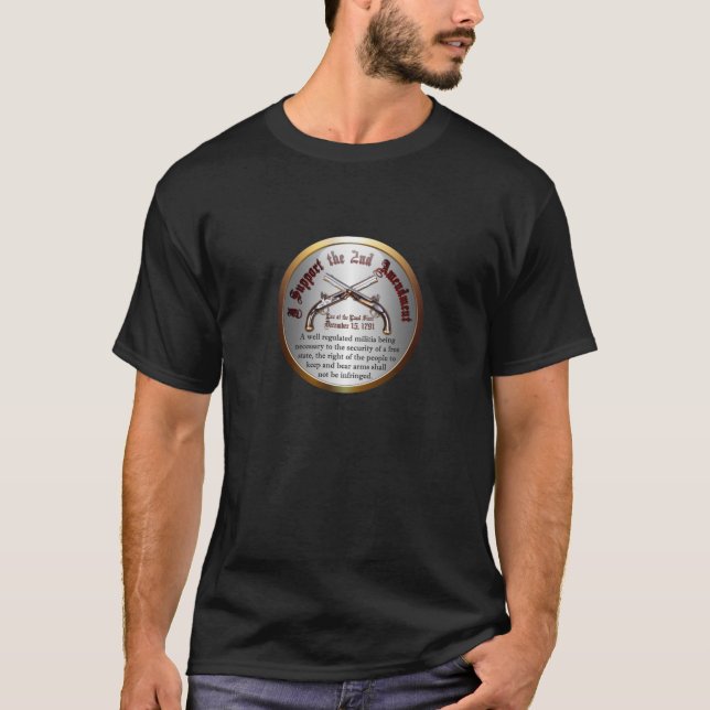 I Support the 2nd Amendment T-Shirt (Front)