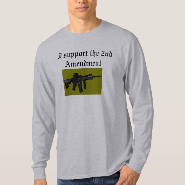 I support the 2nd Amendment T-Shirt (Front)