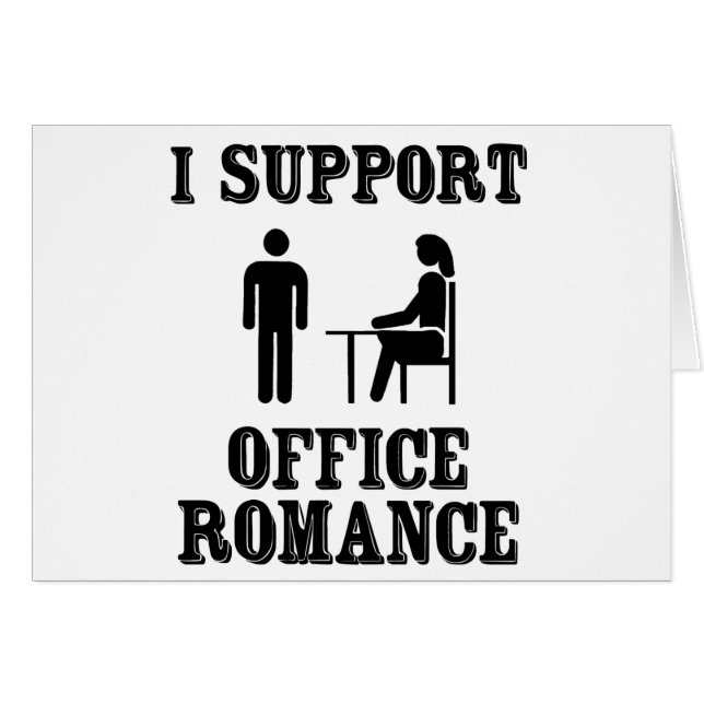 I Support The Office Romance Cards (Front Horizontal)
