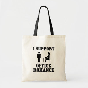 I Support The Office Romance Tote Bag