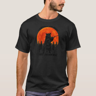 I Support The Right To Keep And Arm Bear Sunset  R T-Shirt
