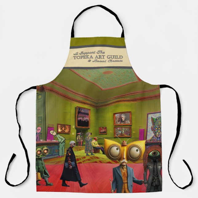 I support the Topeka Art Guild Apron (Front)