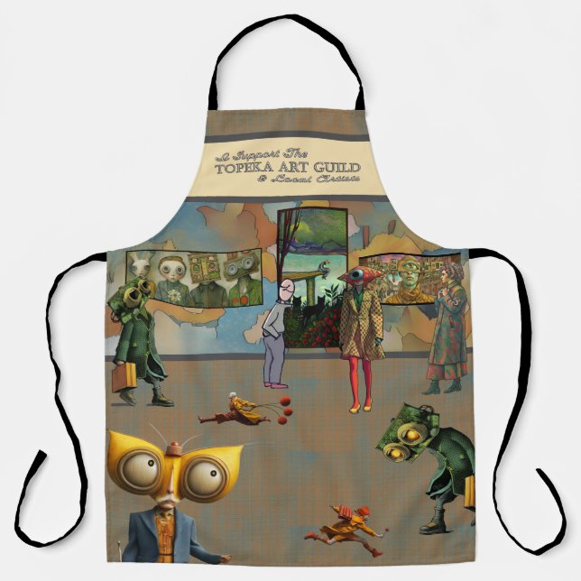 I support the Topeka Art Guild Apron (Front)