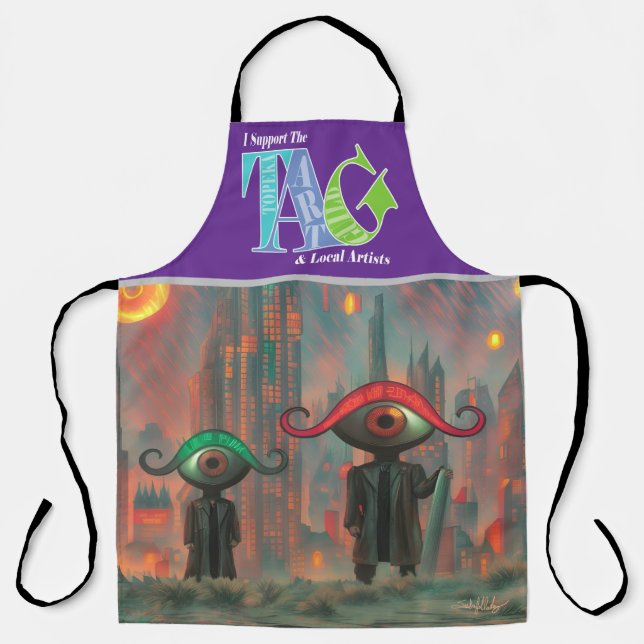 I support the Topeka Art Guild Design Apron (Front)