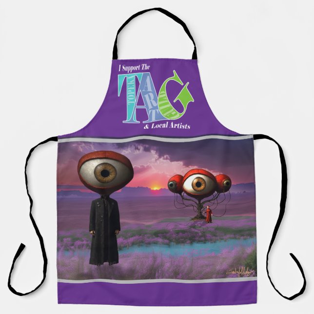 I support the Topeka Art Guild Design Apron (Front)