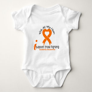 I Support Those Fighting Leukemia Baby Bodysuit