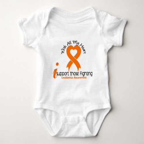 I Support Those Fighting Leukemia Baby Bodysuit