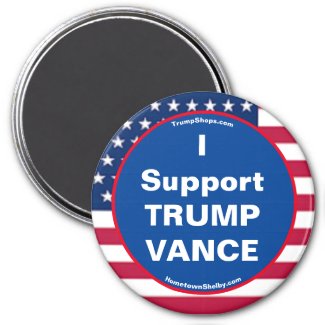 I Support TRUMP VANCE Refrigerator Magnet