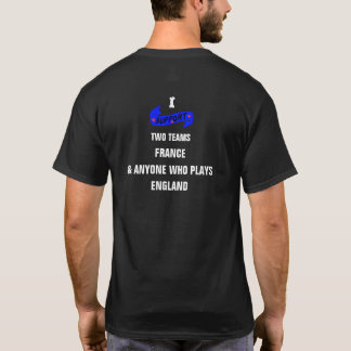 I SUPPORT TWO TEAMS Customized T-Shirt