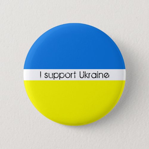 I support Ukraine Pinback Button