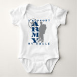 I Support Uncle 2 - ARMY Baby Bodysuit