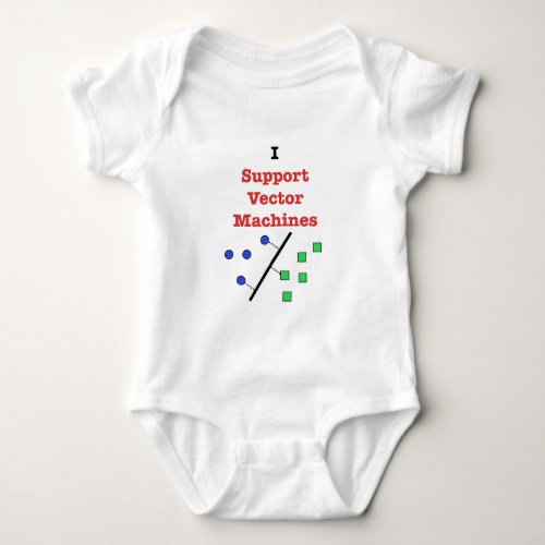 I Support Vector Machines Baby Bodysuit