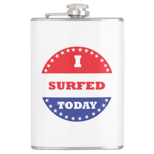 I Surfed Today Flask