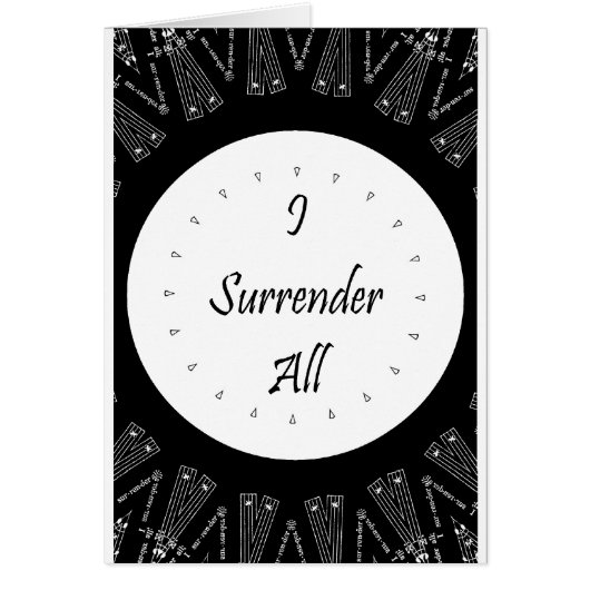 I Surrender All Cards (Front)