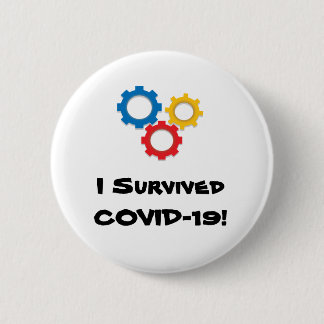 I survive Covid-19 X1500 Button