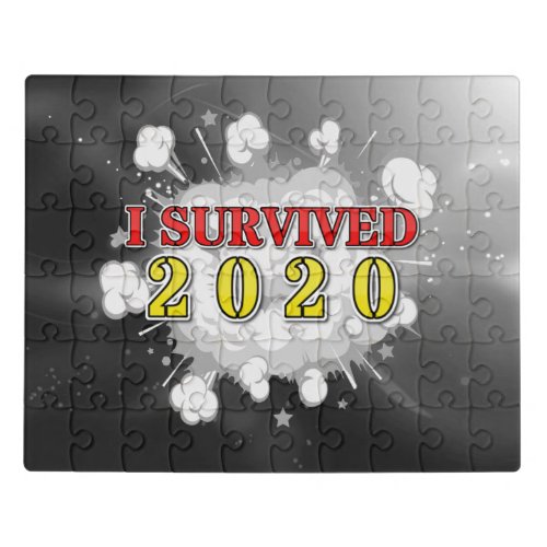 I survived 2020 explosion jigsaw puzzle