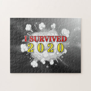 I survived 2020 explosion jigsaw puzzle