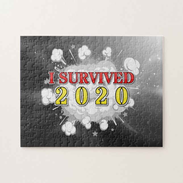 I survived 2020 explosion jigsaw puzzle (Horizontal)