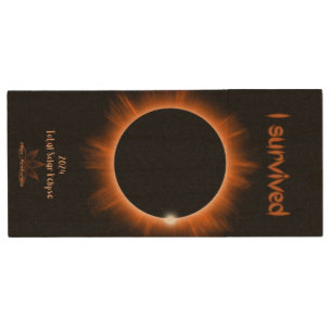 I Survived 2024 Solar Eclipse USB Flash Drive
