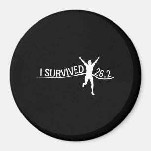 I Survived 26.2 Magnet