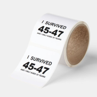 I Survived 45-47 Square Sticker