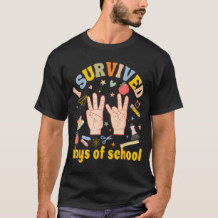 I Survived 67 Days Of School American Sign Languag T-Shirt
