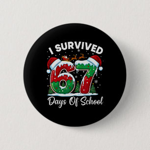 I Survived 67 Days Of School Christmas Countdown K Button
