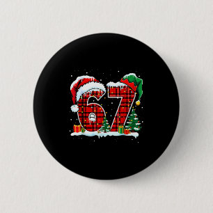 I Survived 67 Days Of School Christmas Funny Teach Button