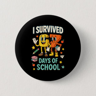 I Survived 67 Days Of School Funny 67 Meme Teacher Button