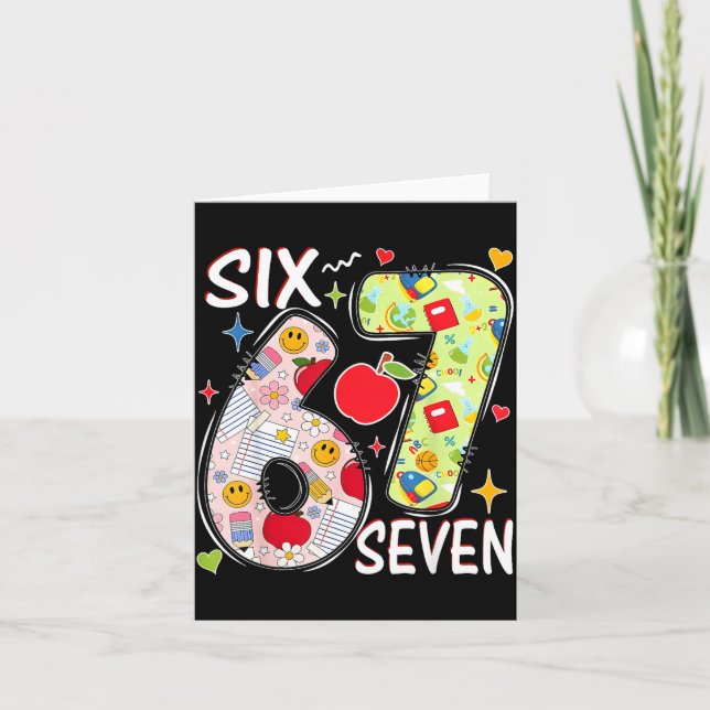 I Survived 67 Days Of School Funny 67 Teachers Stu Card (Front)