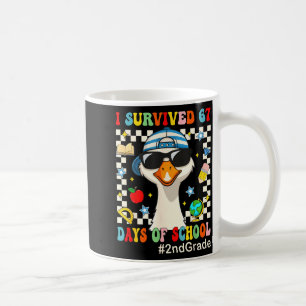 I Survived 67 Days Of School Funny Goose Boys 2nd Coffee Mug