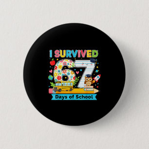 I Survived 67 Days Of School Funny Meme Teacher St Button