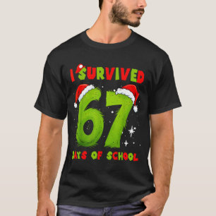 I Survived 67 Days Of School Funny Meme Teacher St T-Shirt