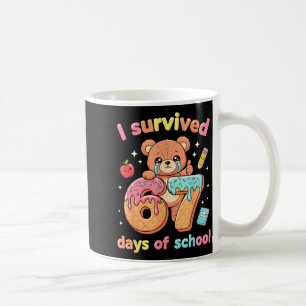 I Survived 67 Days Of School Funny Teddy Bear Six Coffee Mug