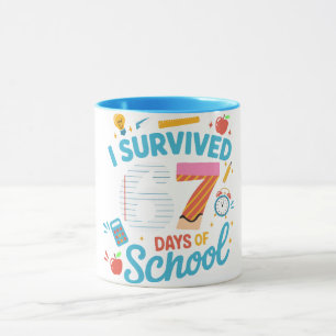 I Survived 67 Days of School Meme Teacher Student Mug