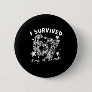 I Survived 67 Days Of School Snake, Alligator Rept Button